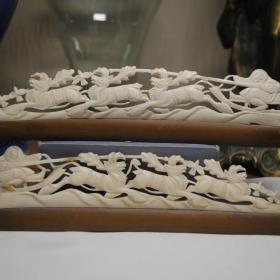 винтажные статуэтки фигурки моржовая кость резьба одним лотом  