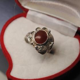 старинное кольцо серебро 800 проба сердолик германия? италия?