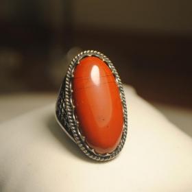 крупный винтажный перстень кольцо посеребрение натуральный камень  