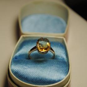 винтажное кольцо золото 585  