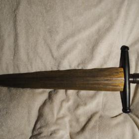 декоративный коллекционный меч кость рыбы - пилы  
