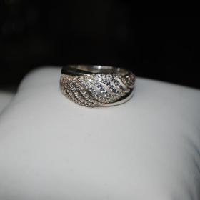 кольцо серебро новое