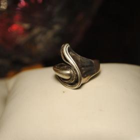 кольцо серебро 925 кокошник  