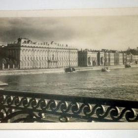 открытка Ленинград Мраморный дворец фото С.Г.Бамунер 1930-е годы
