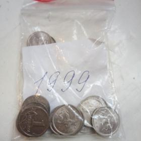 Монета 1 копейка 1999год.