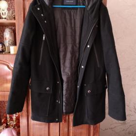 Пальто ZARA шерстяное мужское новое 48-50 размер
