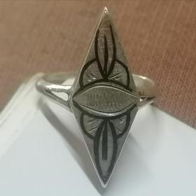 Кольцо, серебро 925