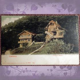 Антикварная открытка "Лозанна. Швейцарская деревня". Швейцария