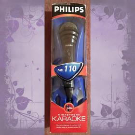 Микрофон Philips MD110. Караоке