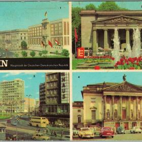 Открытка Берлин - столица ГДР 1970-е