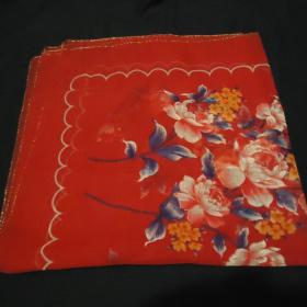 винтажный шелковый платок 