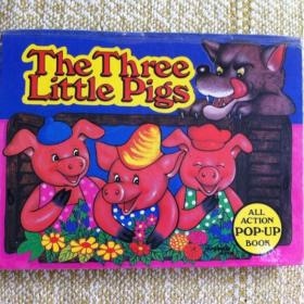 1984г. "Три поросёнка" Книжка-игрушка на английском языке
