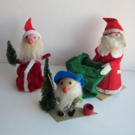 Елочные Игрушки ГДР Санта Клаус