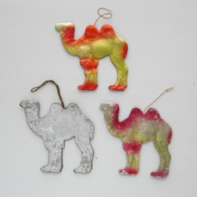 Картонажные елочные игрушки СССР верблюд