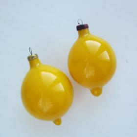 Лимон елочные игрушки СССР