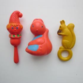 Погремушка целлулоид игрушка СССР
