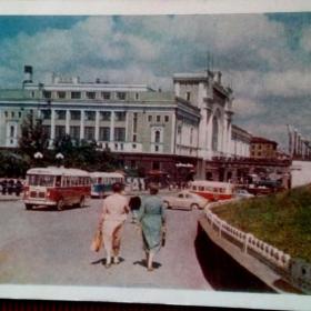 Новосибирск. Вокзал. И. Моторин 1962 г. (М)
