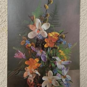 Композиция из цветов. Г. Костенко. 1985 г.