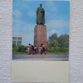 Орджоникидзе. Памятник К. Л. Хетагурову. Фото В. Панова. 1968 г. 