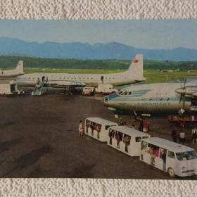 Адлер. Аэропорт Сочи. Фото В. Панова. 1971 г . (М)