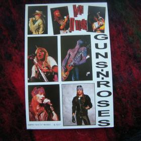 Наклейки стикеры группа Guns N'Roses набор 