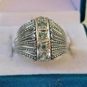 Перстень кольцо серебро 925 пр., звезда СССР,винтаж