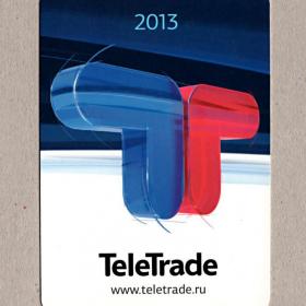 Календарь карманный, TeleTrade, торговля, финансовые инструменты, реклама, 2013 г