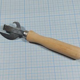 Открывалка деревянная ручка классическая Консервный нож консервовскрыватель откупорка открывашка