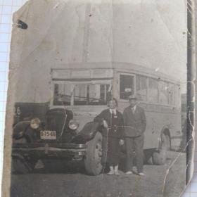 Фото 1937г автобус транспорт. Подписана